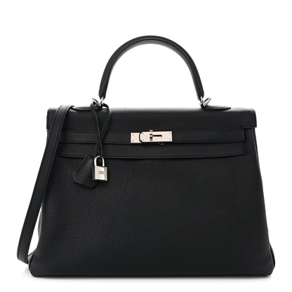 Hermes Togo Kelly Retourne 35 Black 1 of 12