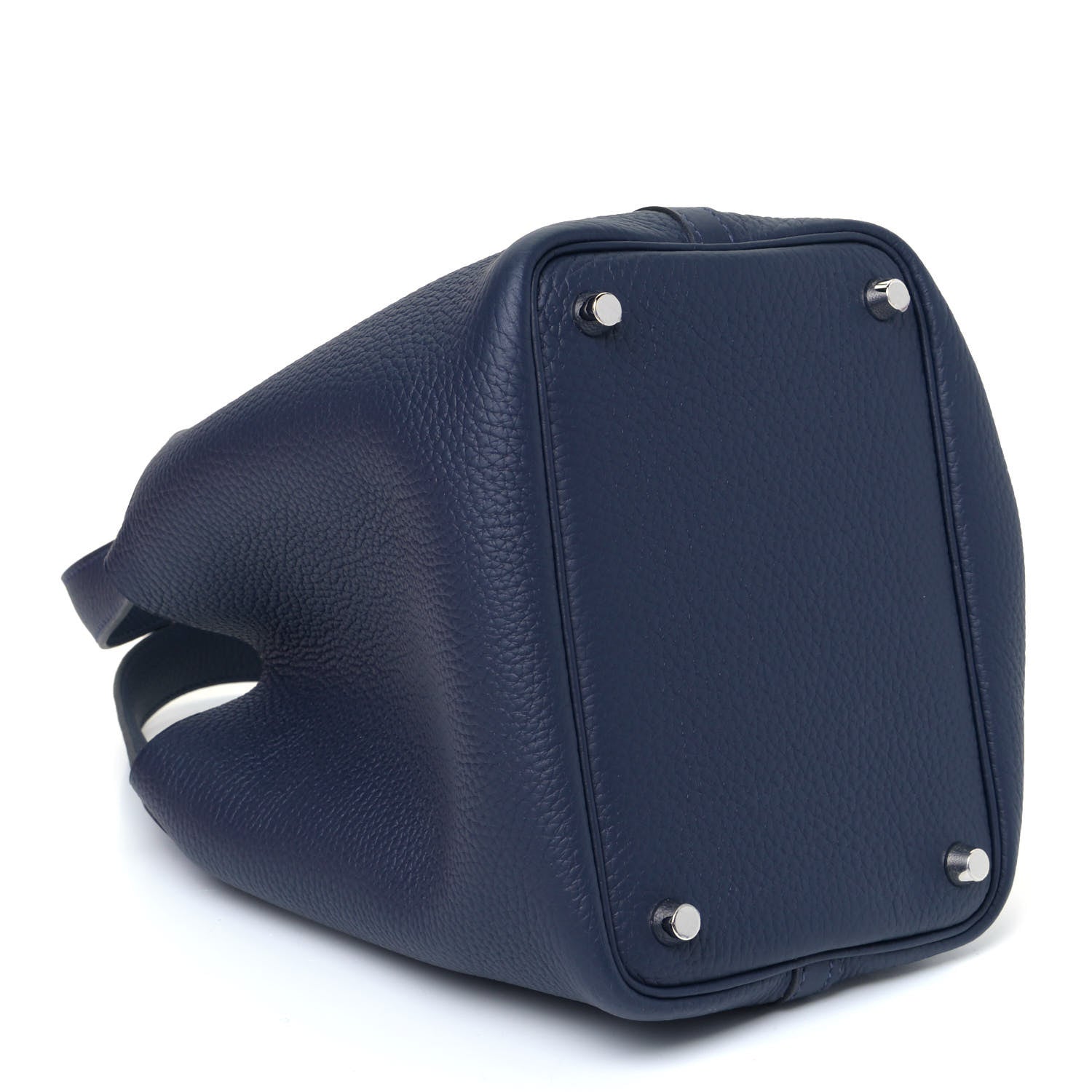 Hermes Taurillon Clemence Picotin Lock 18 PM Bleu Nuit 3 of 5