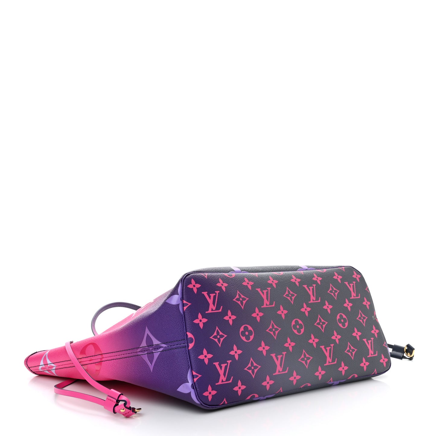 Monogram Giant Spring In The City Neverfull MM Midnight Fuchsia