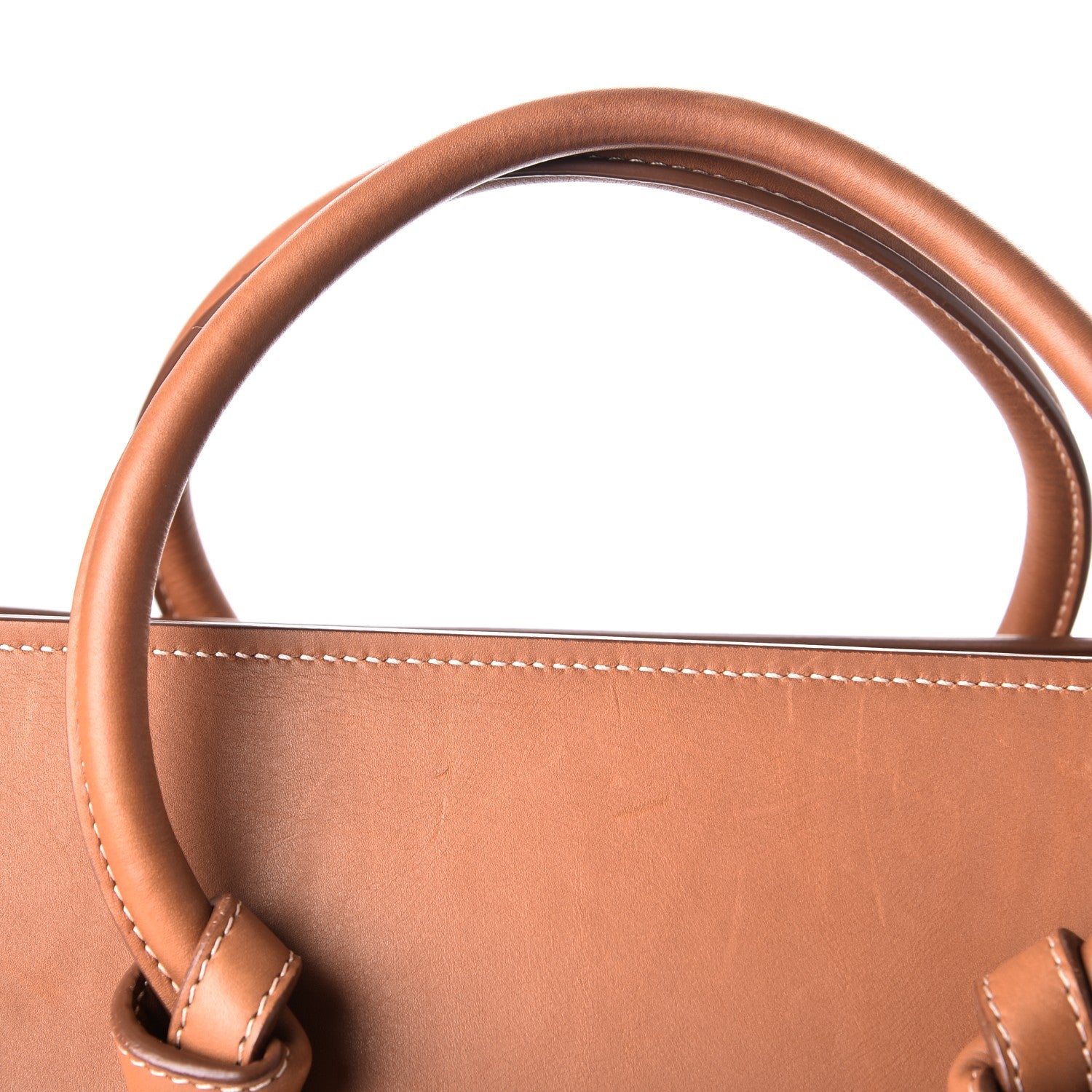Celine Natural Calfskin Mini Tie Knot Tote Tan 9 of 9