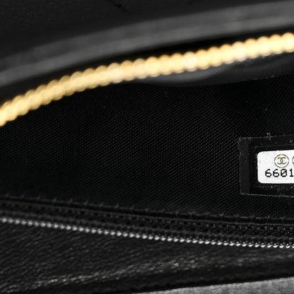 Chanel Lambskin Bekko Chain Large Shoulder Bag Black 8 of 11
