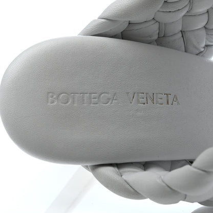 Bottega Veneta Nappa Twisted Padded Intrecciato Curve Slide Sandals 38.5 Optic White 7 of 7