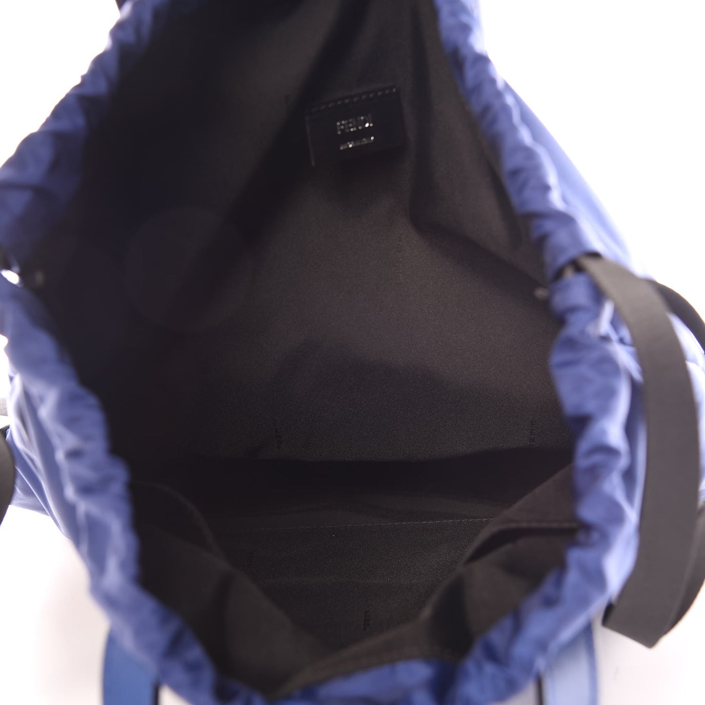 Nylon Vitello Century Vocabulary Drawstring Backpack Blue Cobalto Blue Neon Sunflower