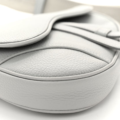 Christian Dior Grained Calfskin Mens Mini Saddle Bag Gray 8 of 9