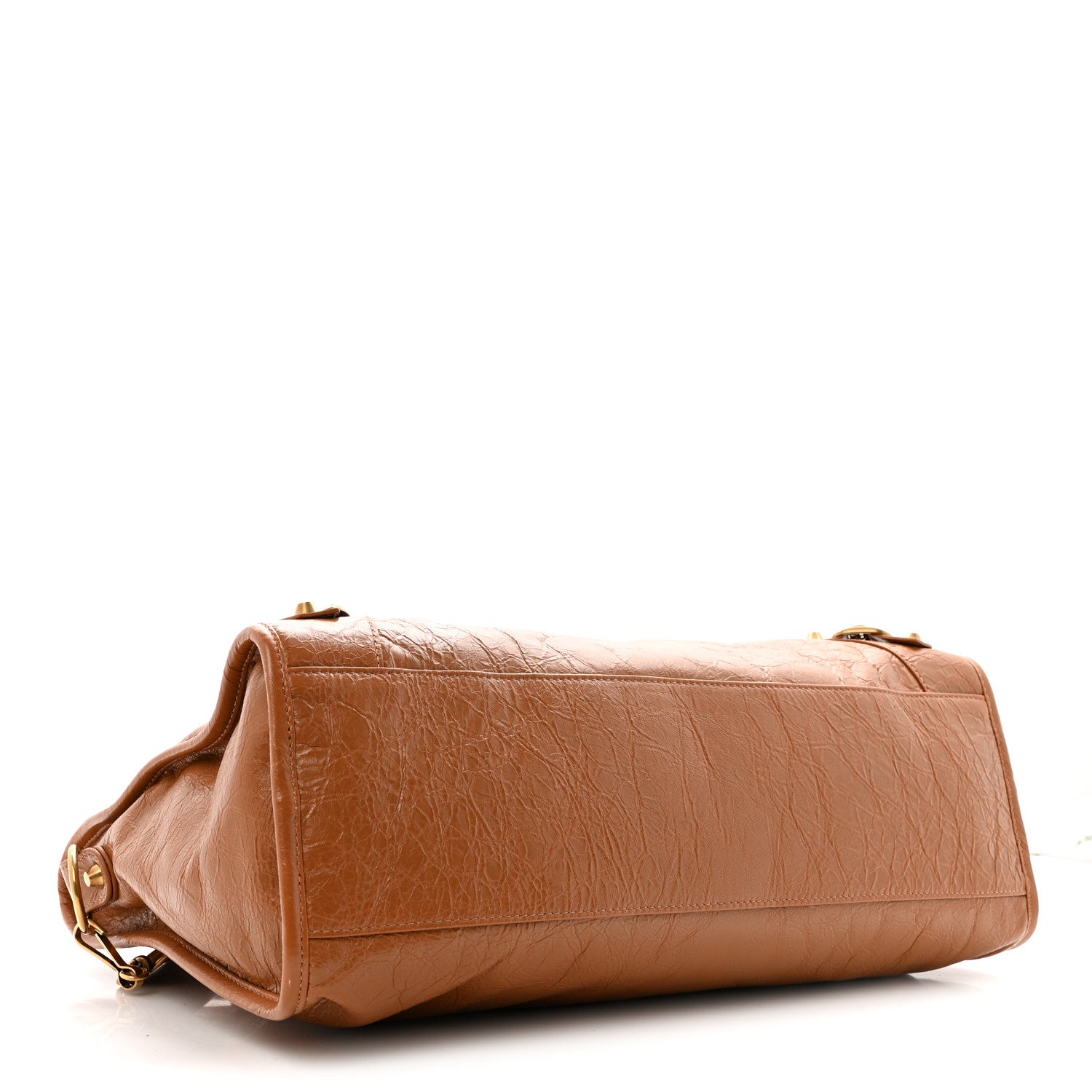 Balenciaga Agneau Arena Gold Hardware Medium Le City Camel 4 of 15