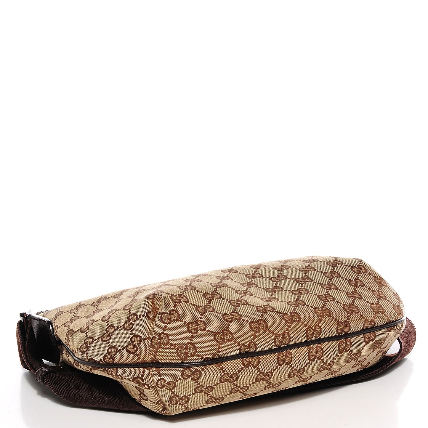Monogram Medium Half Moon Hobo Dark Brown
