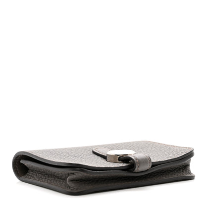 Hermes Togo Dogon Card Case Etain 4 of 7