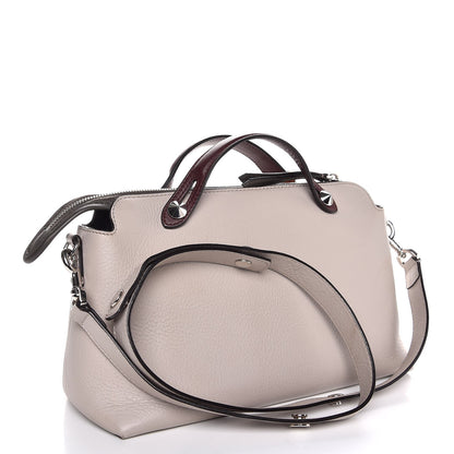 Fendi Vitello Dolce 4 Color Medium By The Way Boston Bag Grigio Polvere Arancio Multicolor 3 of 14