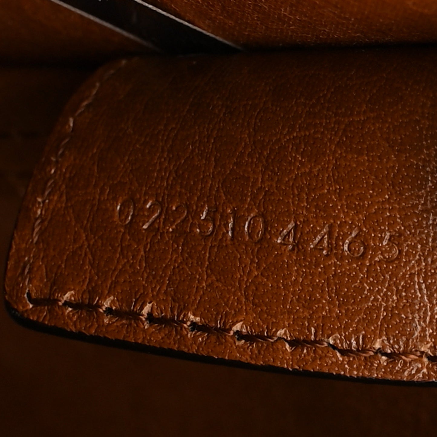 Grained Calfskin Small Spin Tote Clay Brown