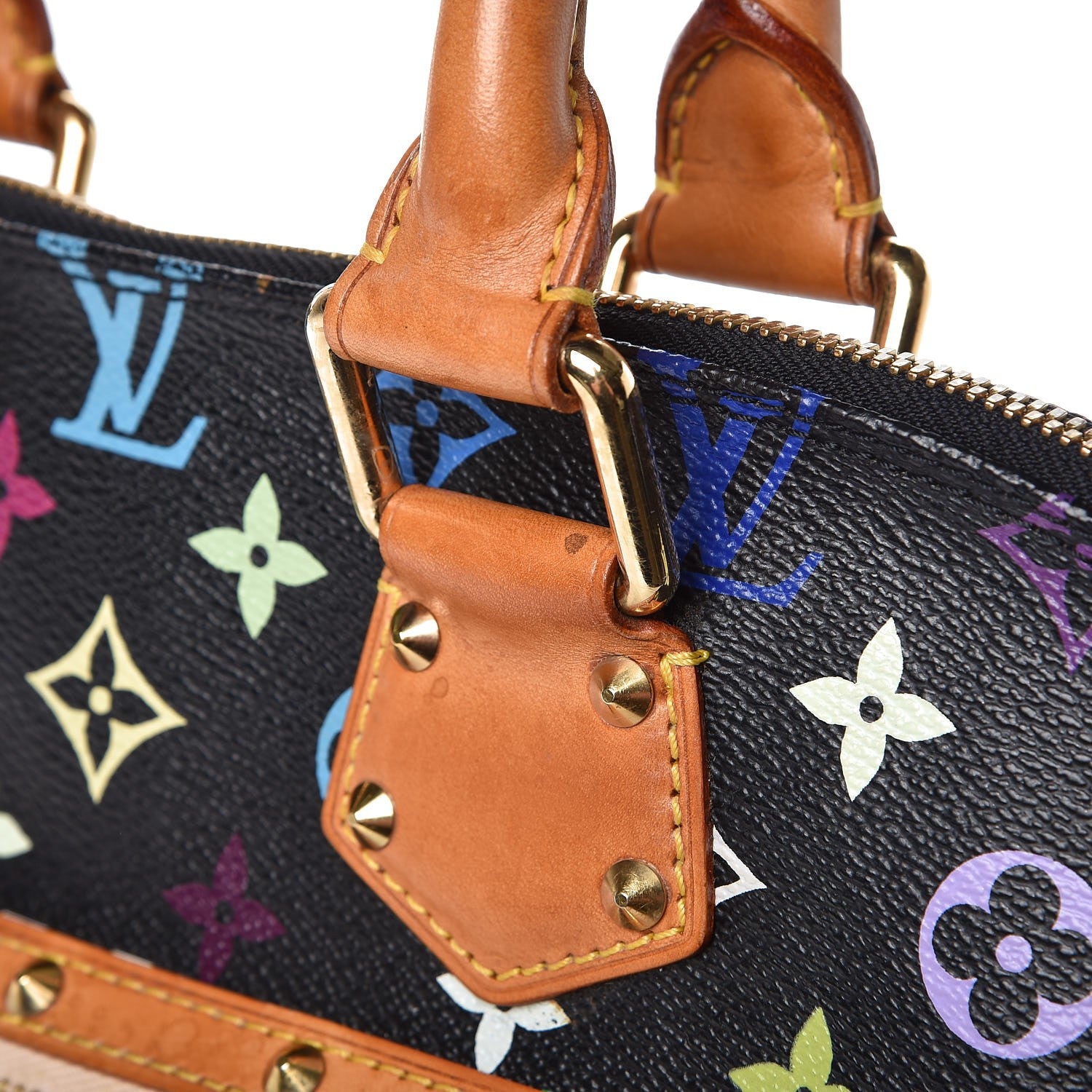 Louis Vuitton Monogram Multicolor Alma Black 13 of 15