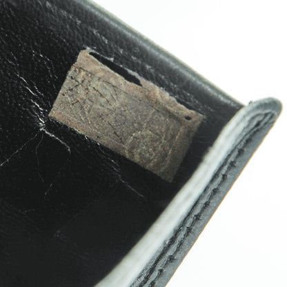 Chanel Calfskin Diamond Stitched Bi-Fold Wallet Black 8 of 8