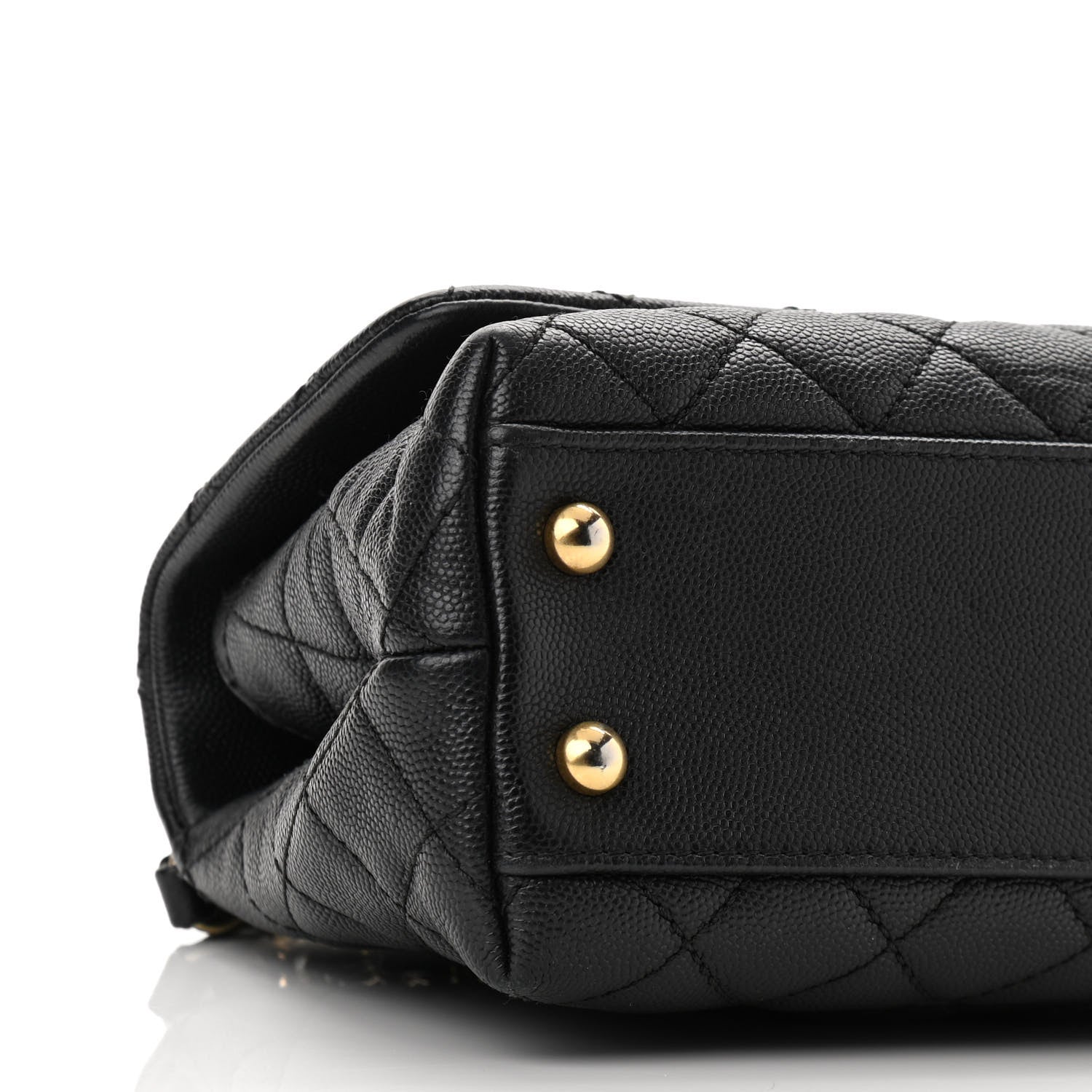 Chanel Caviar Quilted Mini Coco Handle Flap Black 9 of 10
