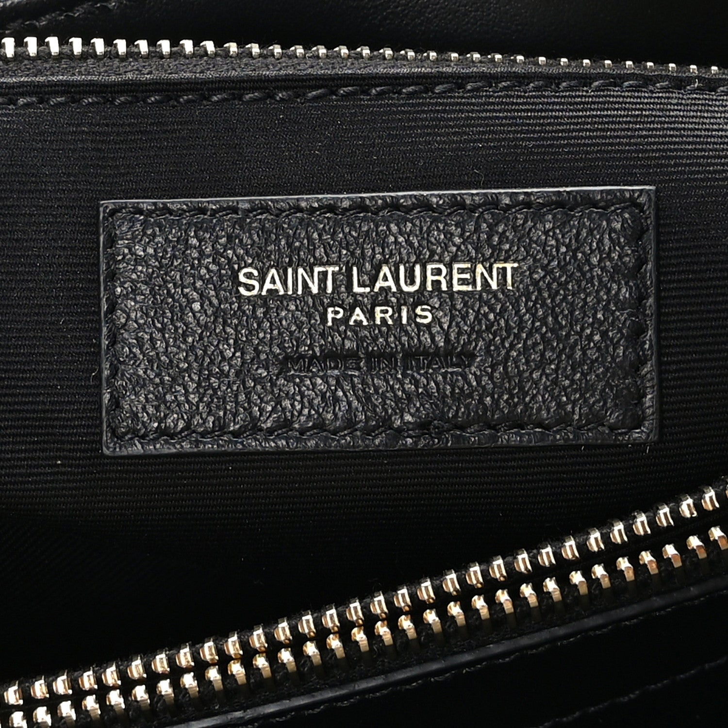 Saint Laurent Calfskin Y Quilted Monogram Medium Loulou Chain Satchel Black 6 of 9