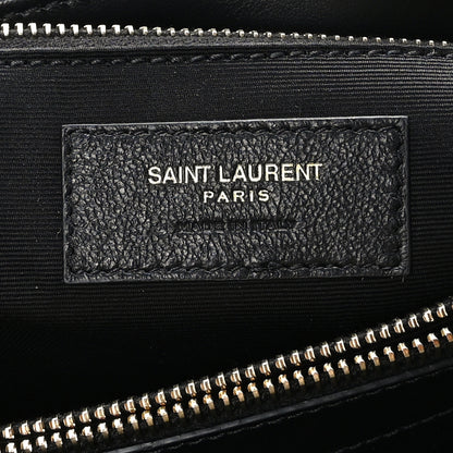 Saint Laurent Calfskin Y Quilted Monogram Medium Loulou Chain Satchel Black 6 of 9