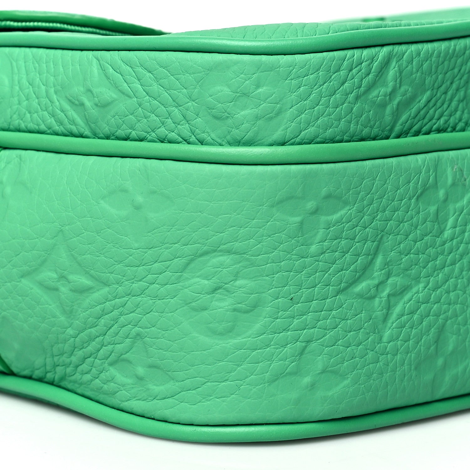 Louis Vuitton Taurillon Monogram S Lock Messenger Minty Green 9 of 10