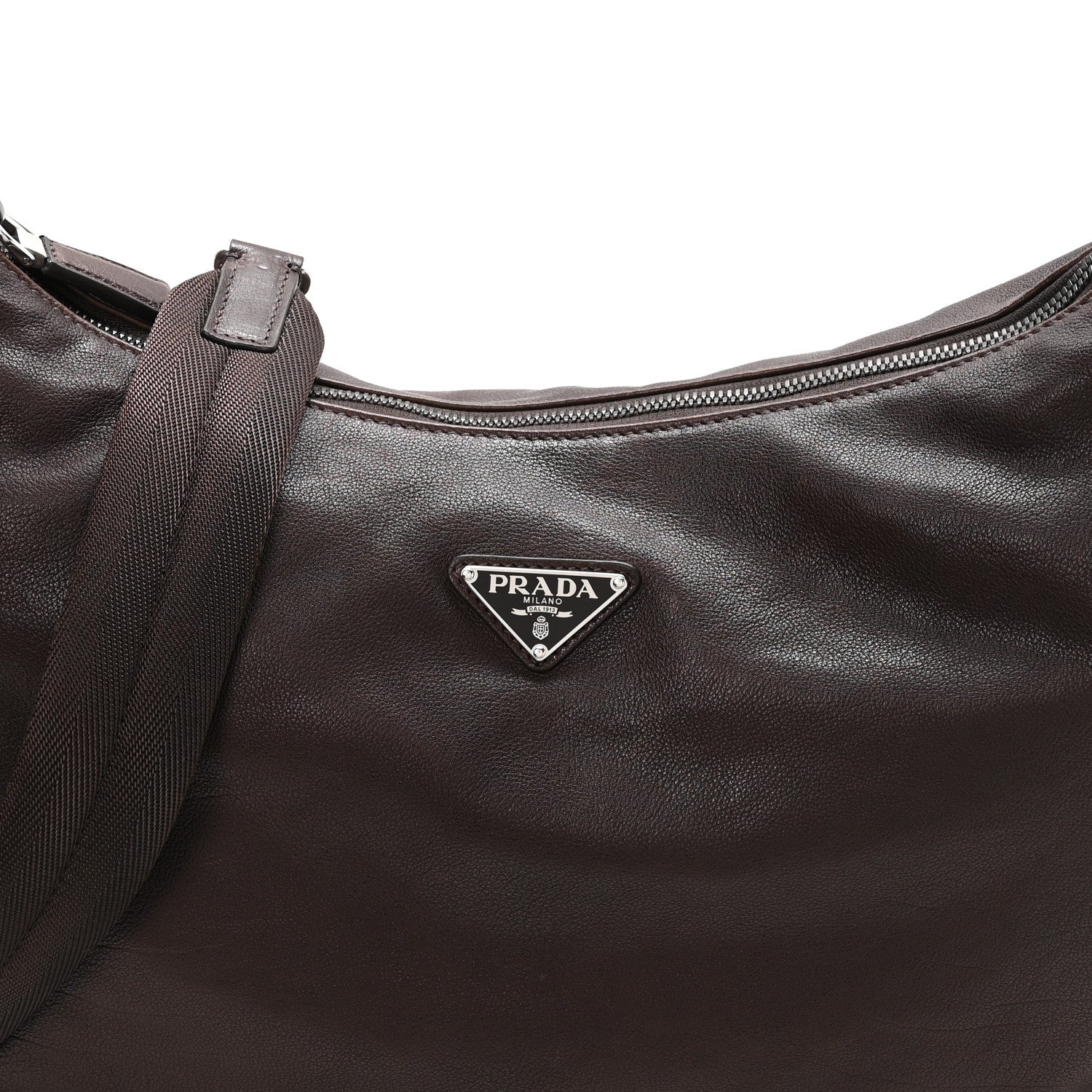 Prada Nappa Explore Shoulder Bag Coffee 7 of 9