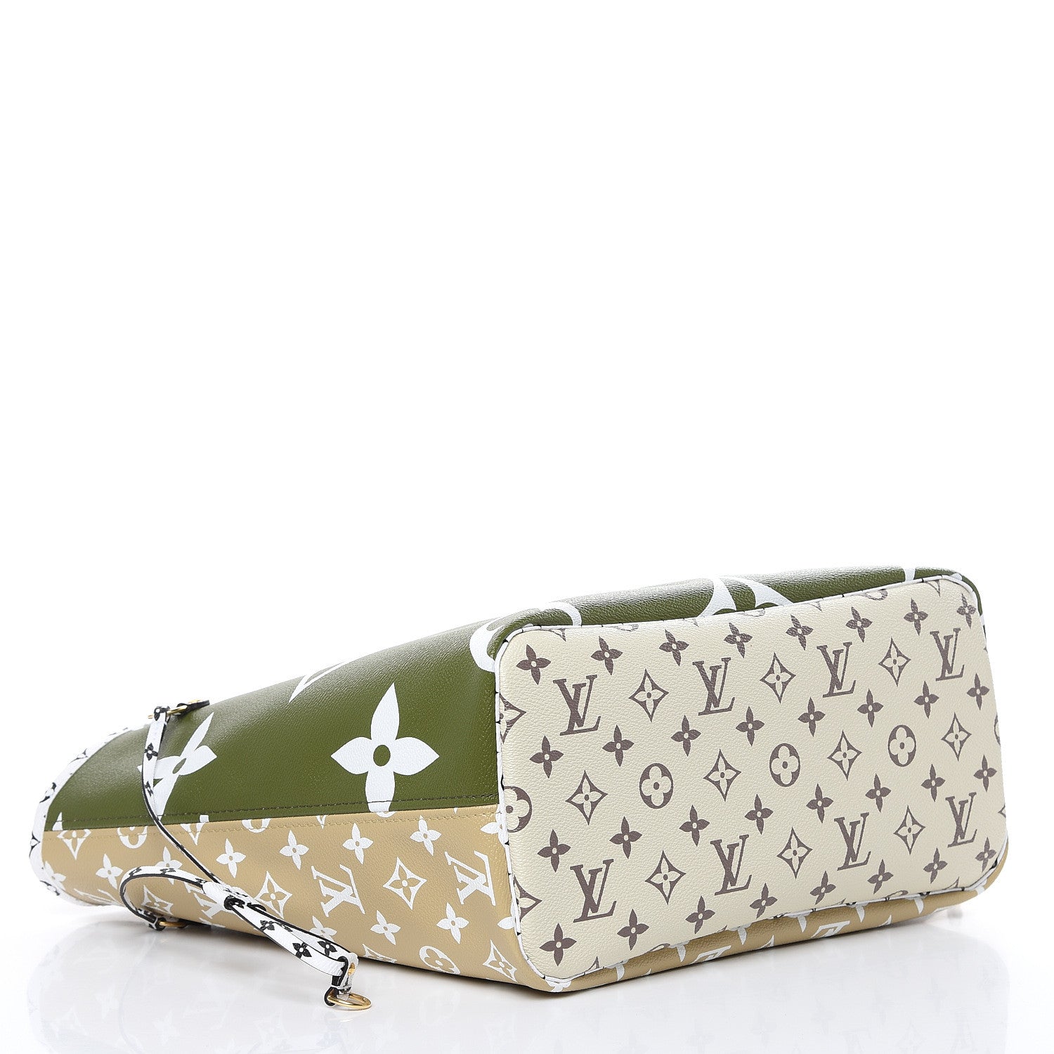 Louis Vuitton Monogram Giant Neverfull MM Kaki 4 of 10