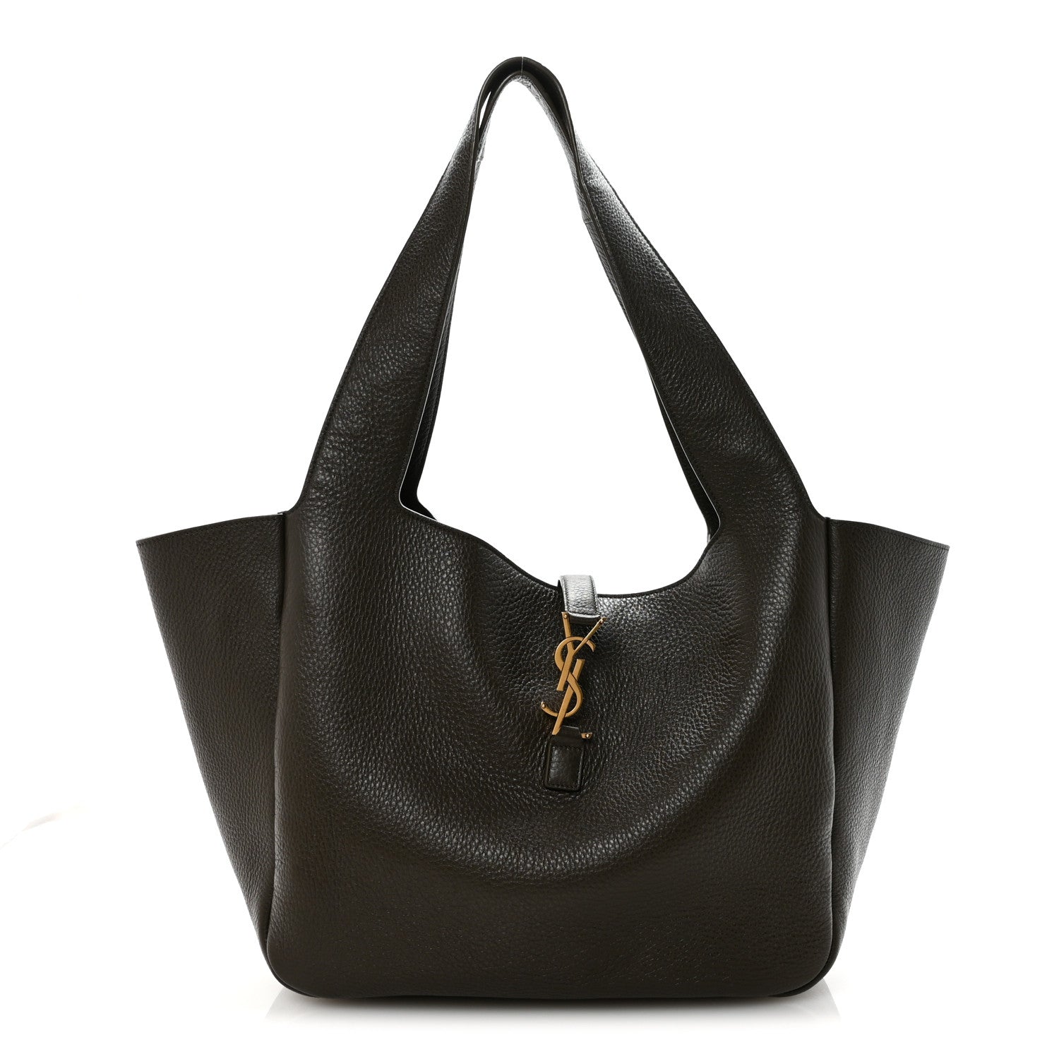 Saint Laurent Grained Deerskin Bea Tote Musk 1 of 9