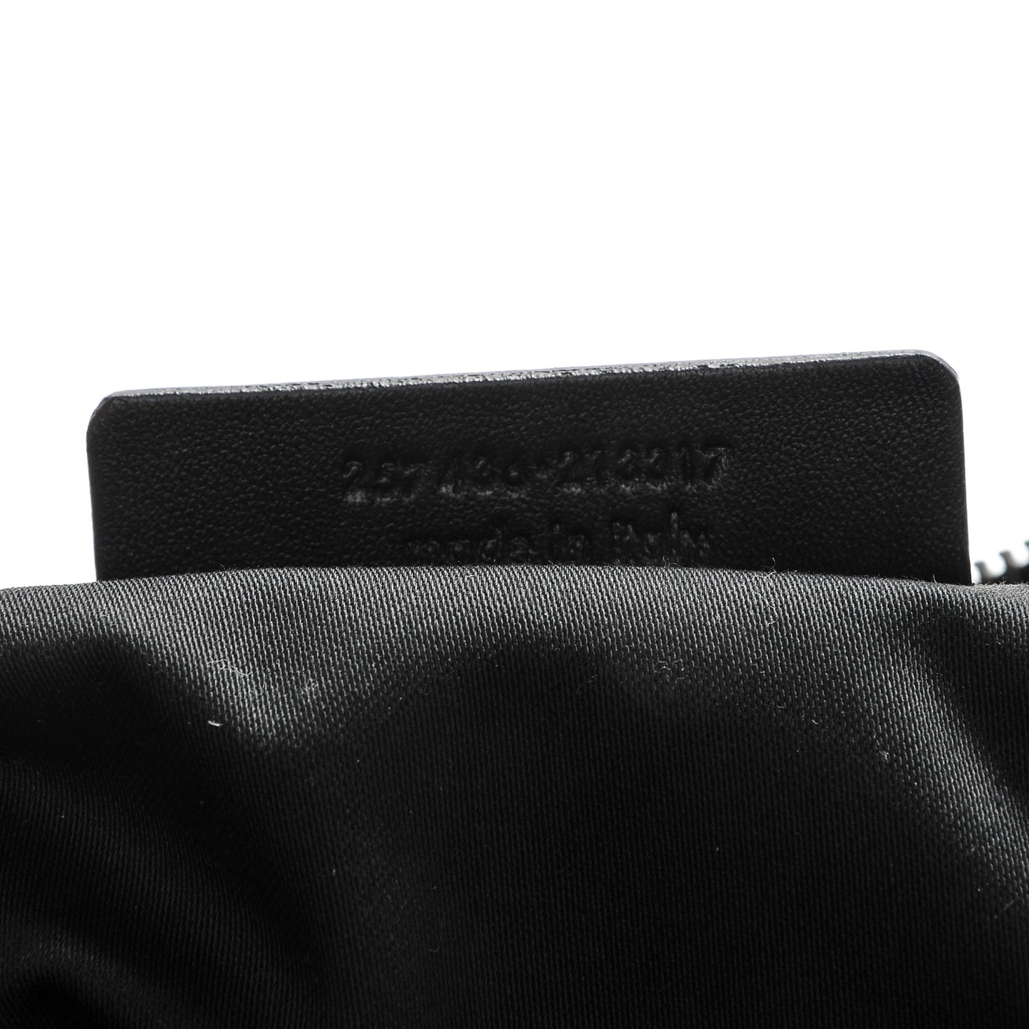 Crocodile Embossed Patent Calfskin Large Muse Black