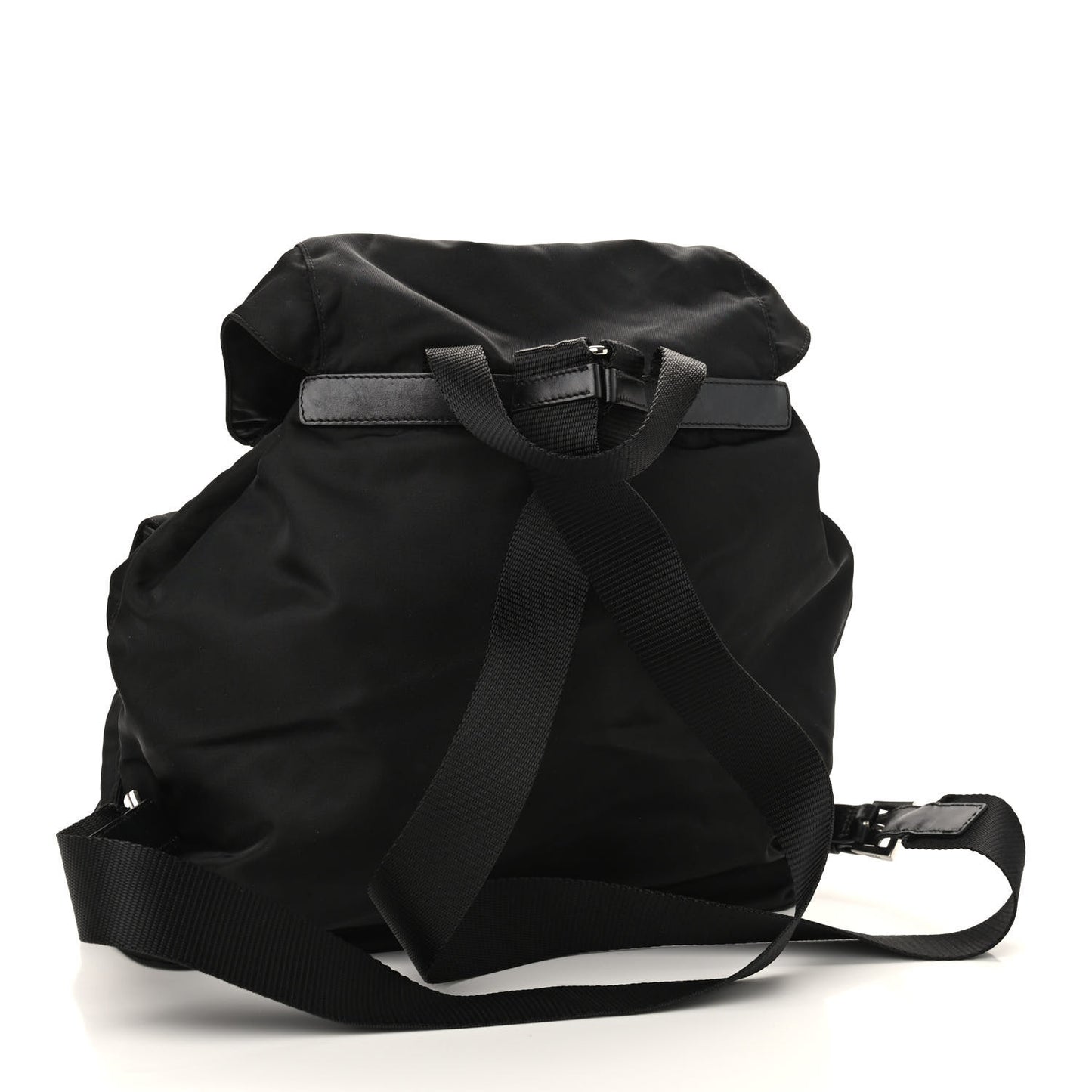 Nylon Vela Medium Backpack Black
