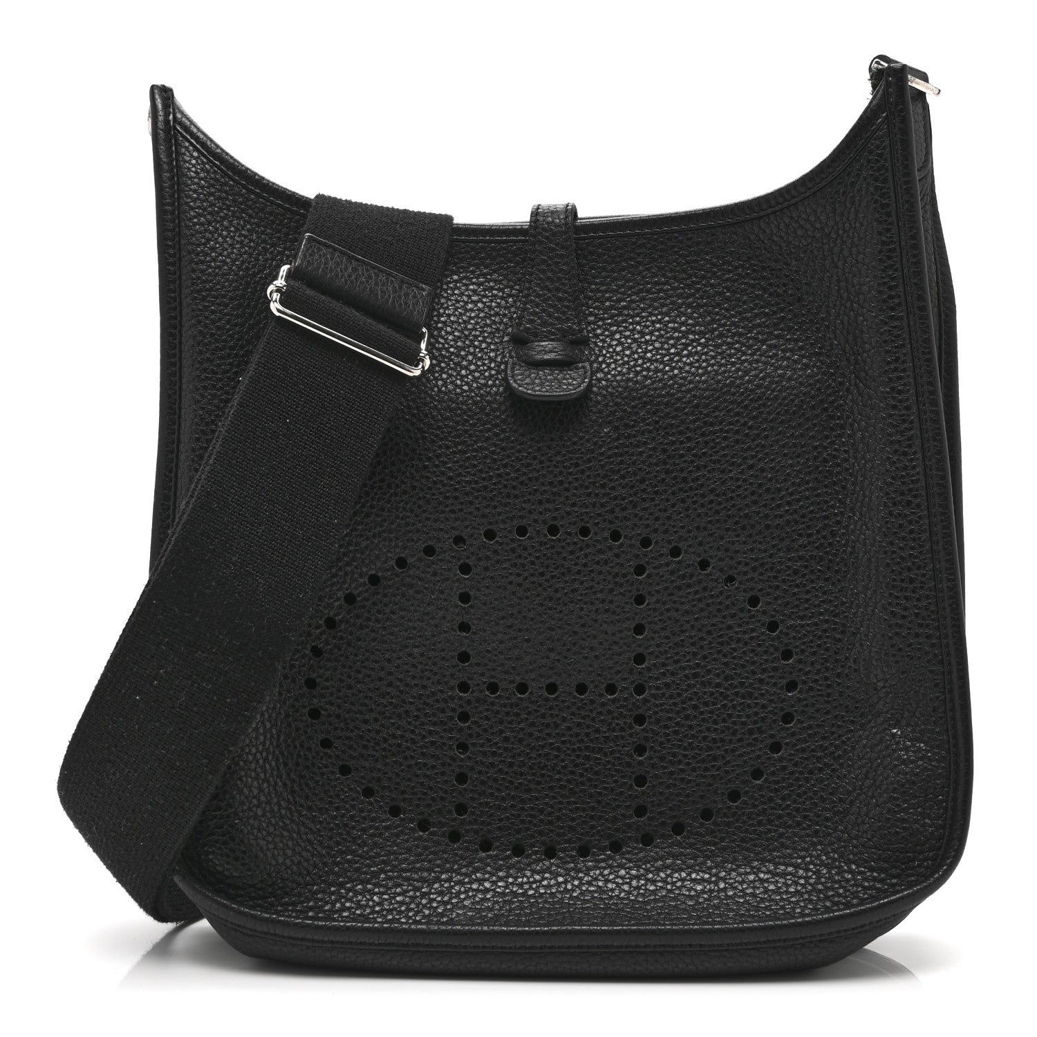 Hermes Taurillon Clemence Evelyne III PM Black 1 of 11