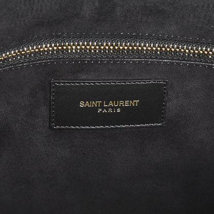 Saint Laurent Calfskin Classic Duffle 6 Black 10 of 36