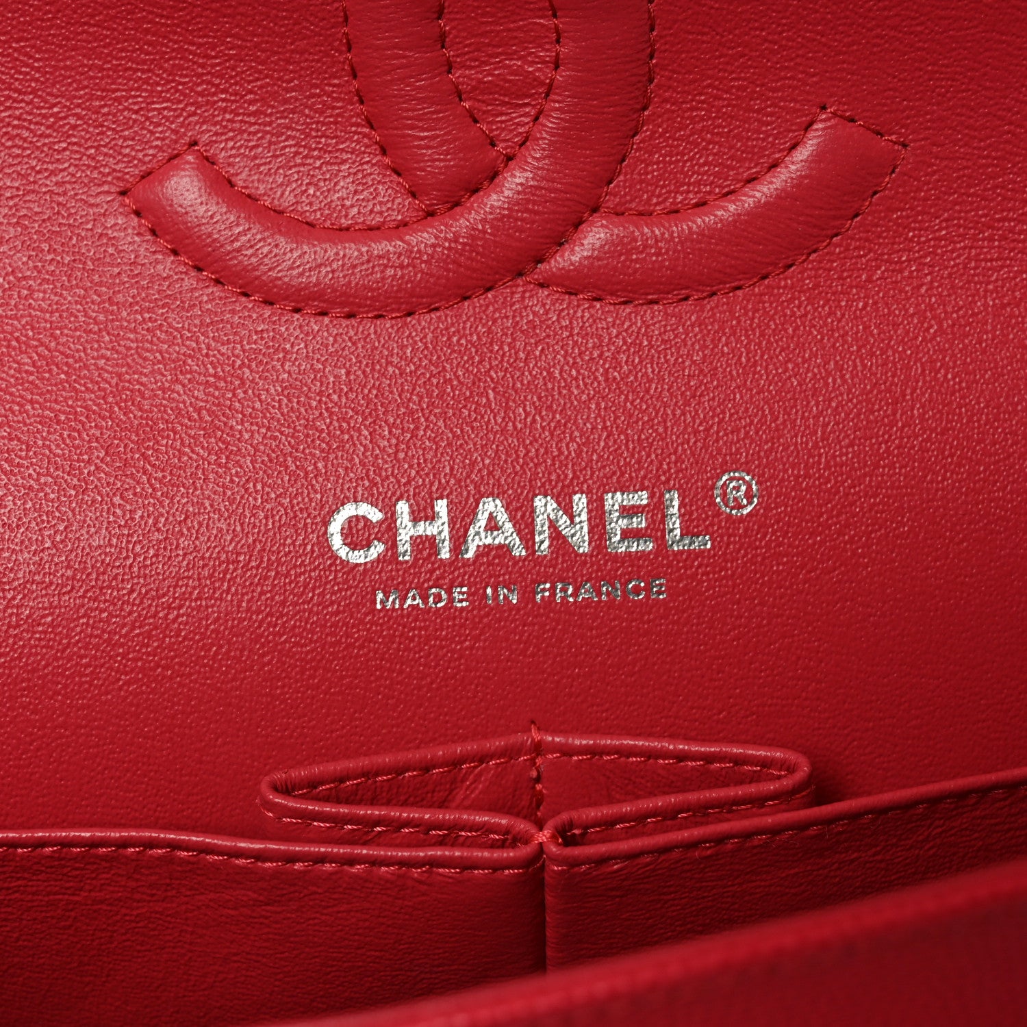 Chanel Caviar Quilted Medium Double Flap Dark Pink 6 of 10