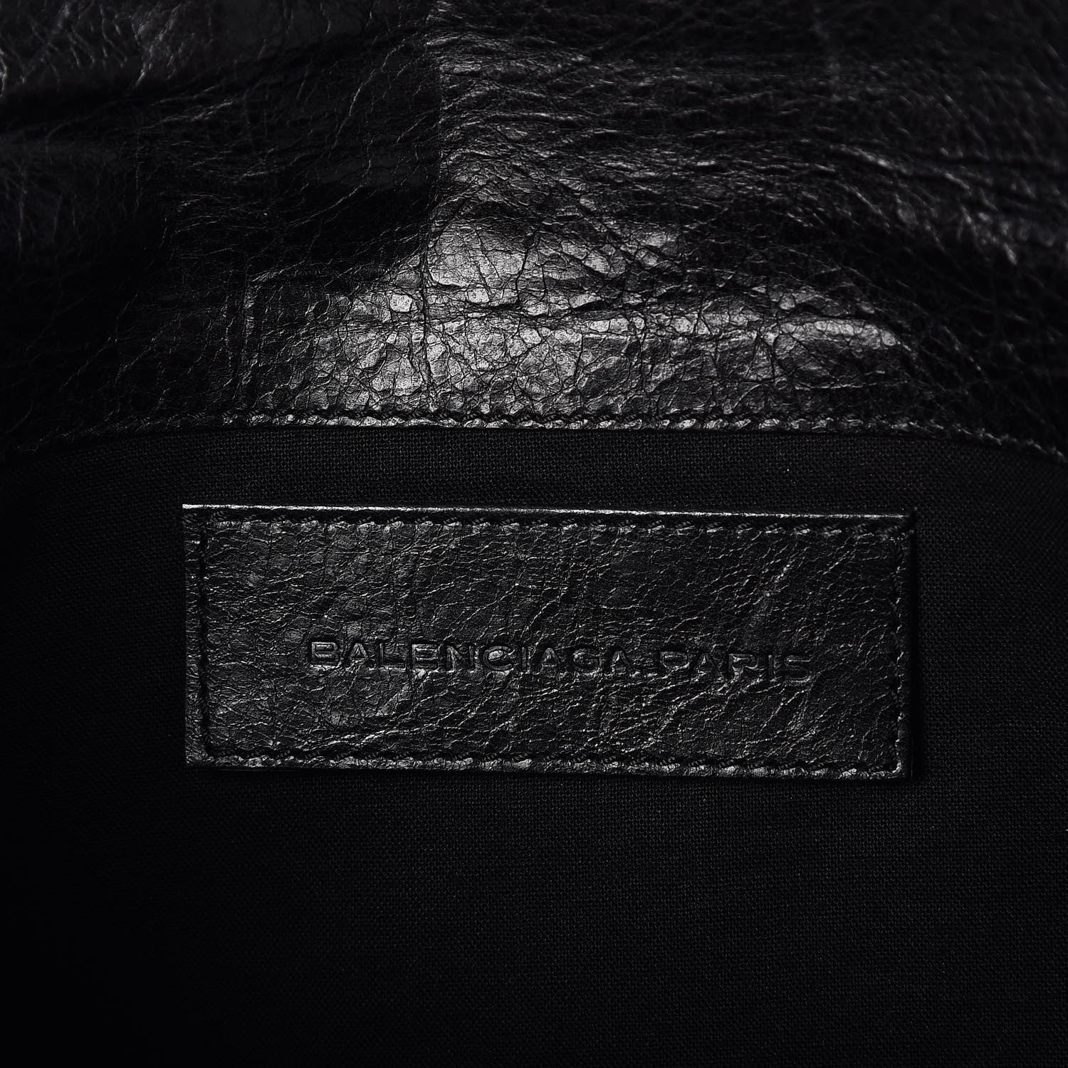 Balenciaga Agneau Classic Hardware Envelope Clutch Black 6 of 7