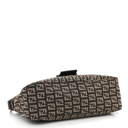 Fendi Zucchino Vitello Baguette Testa di Moro Beige 4 of 9