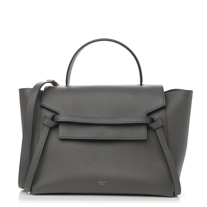 Celine Grained Calfskin Mini Belt Bag Grey 1 of 10