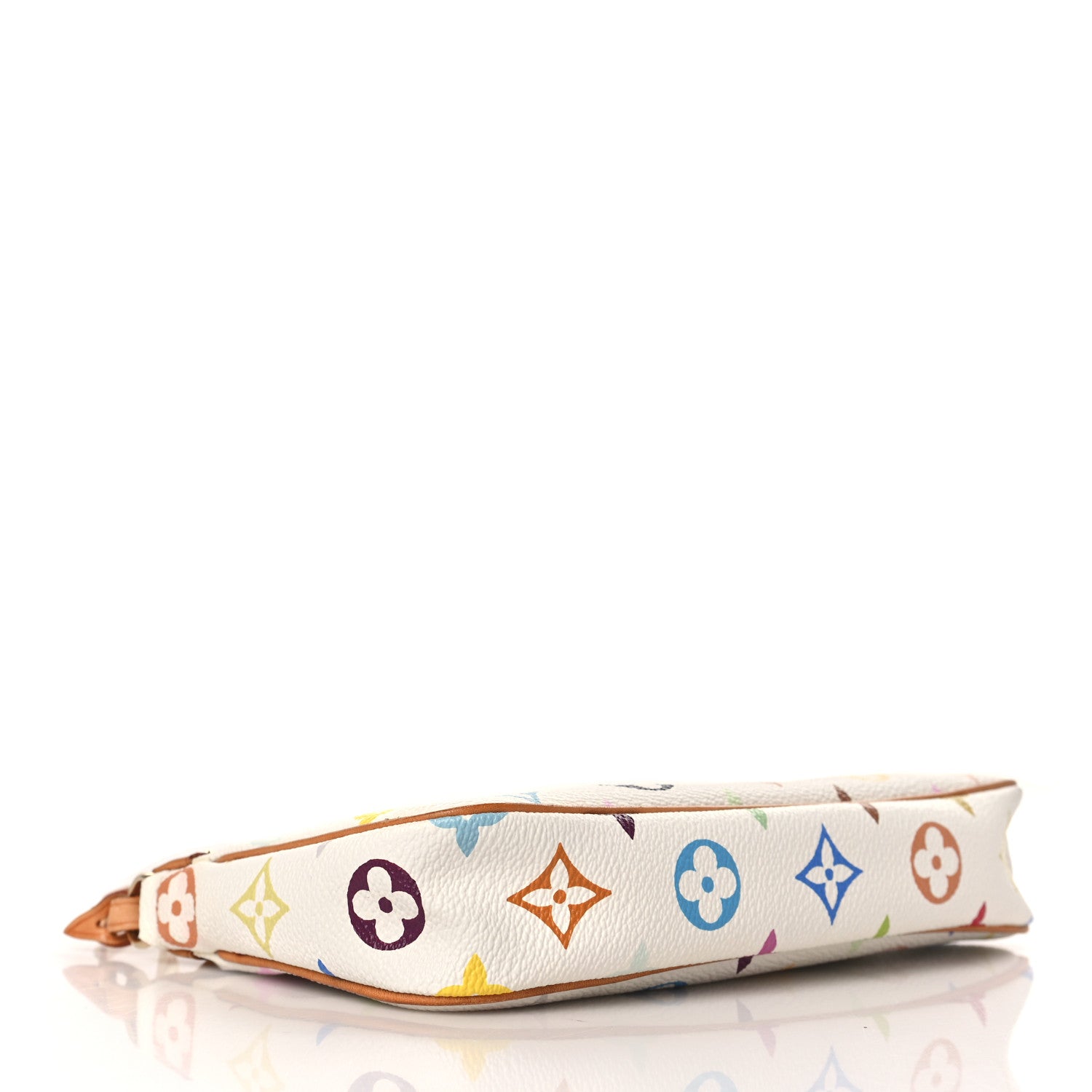 Louis Vuitton Monogram Multicolor Pochette Accessories White 4 of 8