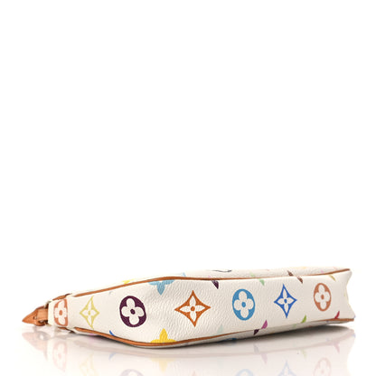 Louis Vuitton Monogram Multicolor Pochette Accessories White 4 of 8