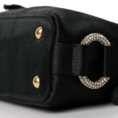 Saint Laurent Satin Crystal Mini Muse Black 9 of 10