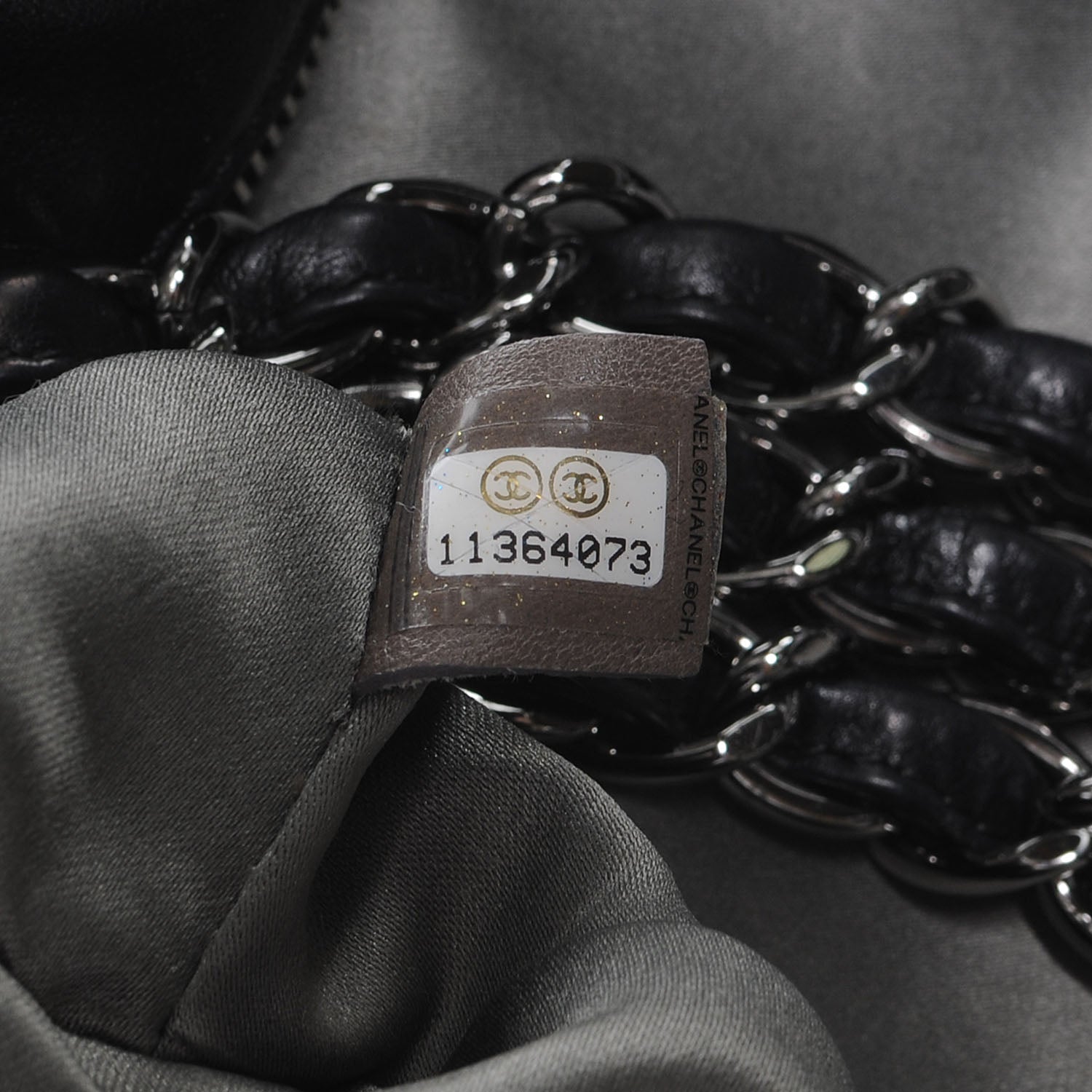 Chanel Lambskin Large Rock and Chain Hobo Black 7 of 7