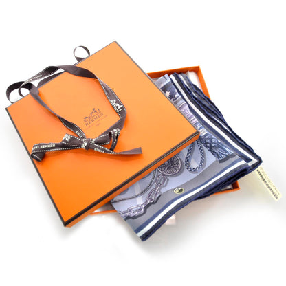 Hermes Silk C Est La Fete Scarf 70 8 of 8