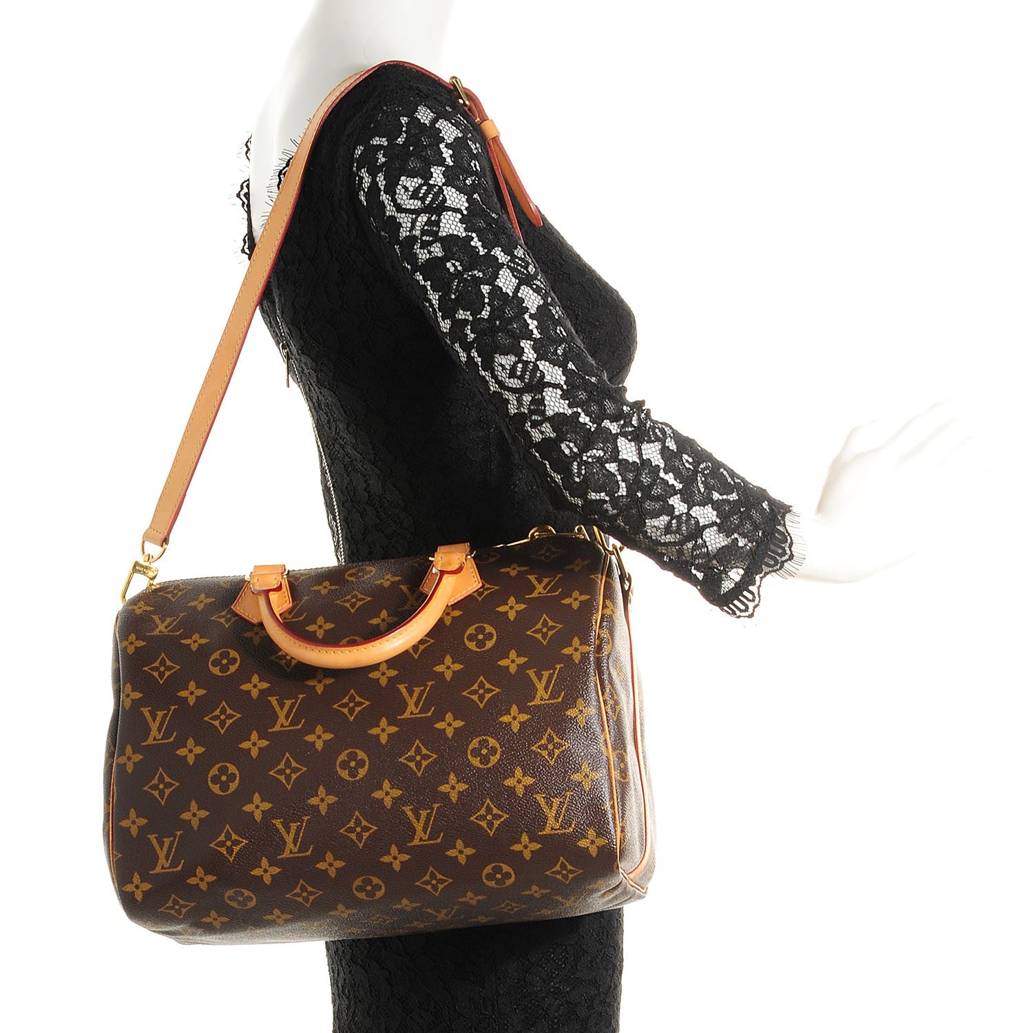 Louis Vuitton Monogram Speedy Bandouliere 30 2 of 7