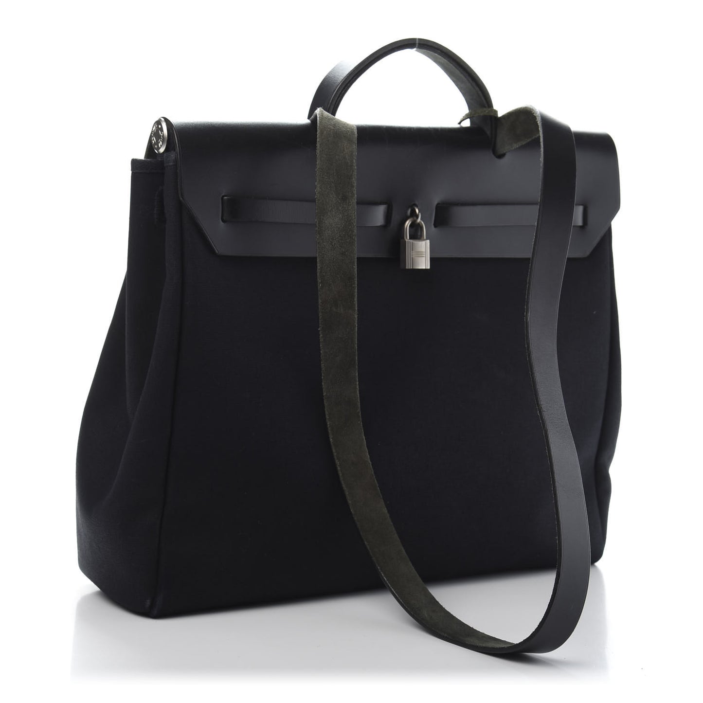 Toile Vache Calfskin Herbag 39 MM Black