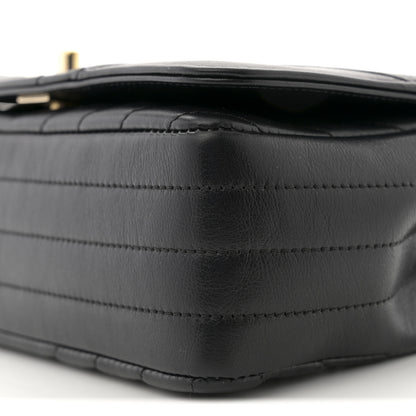 Chanel Calfskin Chevron Quilted Mini Statement Flap Black 10 of 10