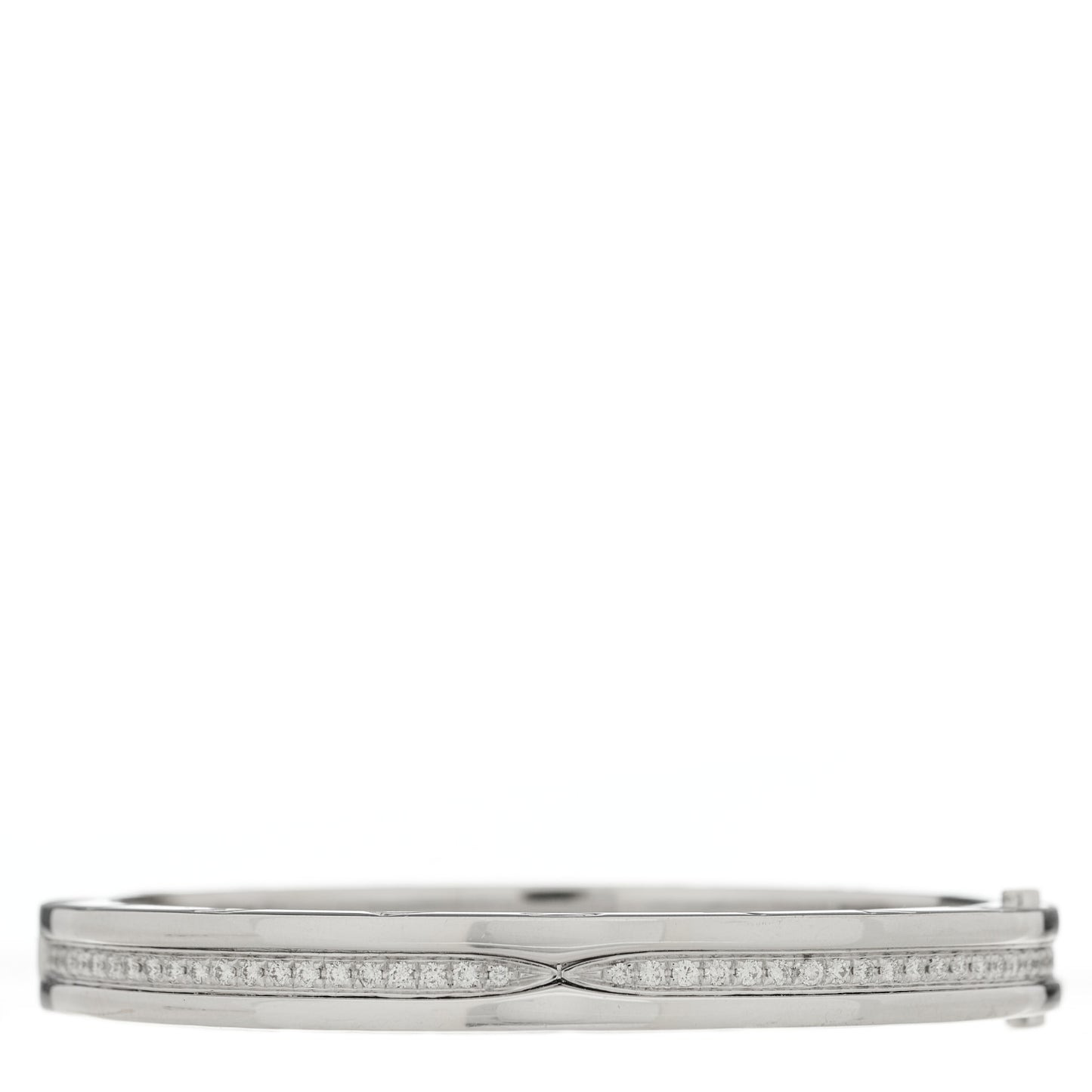 18K White Gold Diamond B.Zero1 Bangle Bracelet