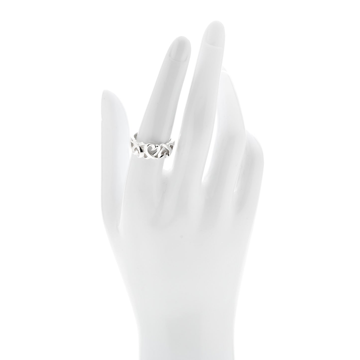 Sterling Silver Paloma Picasso Loving Hearts Ring 54 7