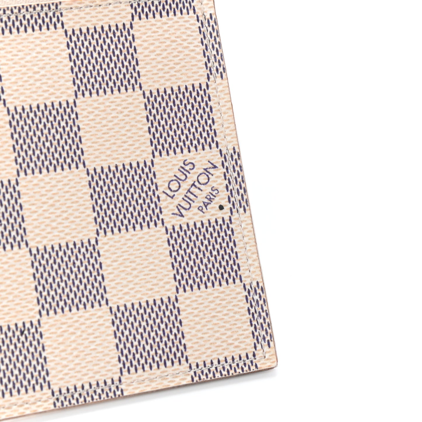 Damier Azur Pochette Felicie Chain Wallet Rose Ballerine