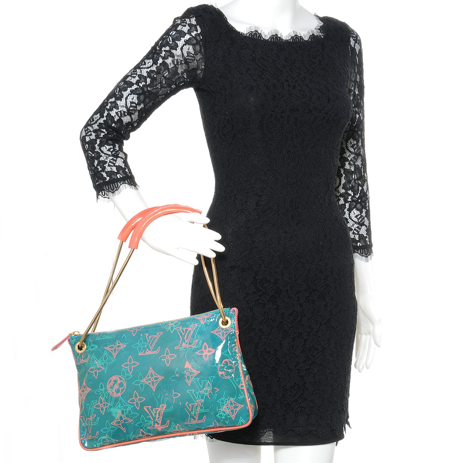Louis Vuitton Richard Prince Bonbon Pochette Teal Blue 2 of 8