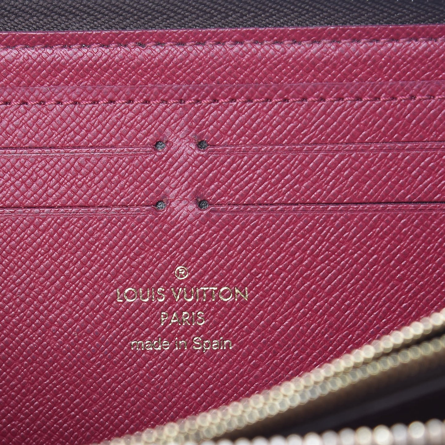 Monogram Clemence Wallet Fuchsia