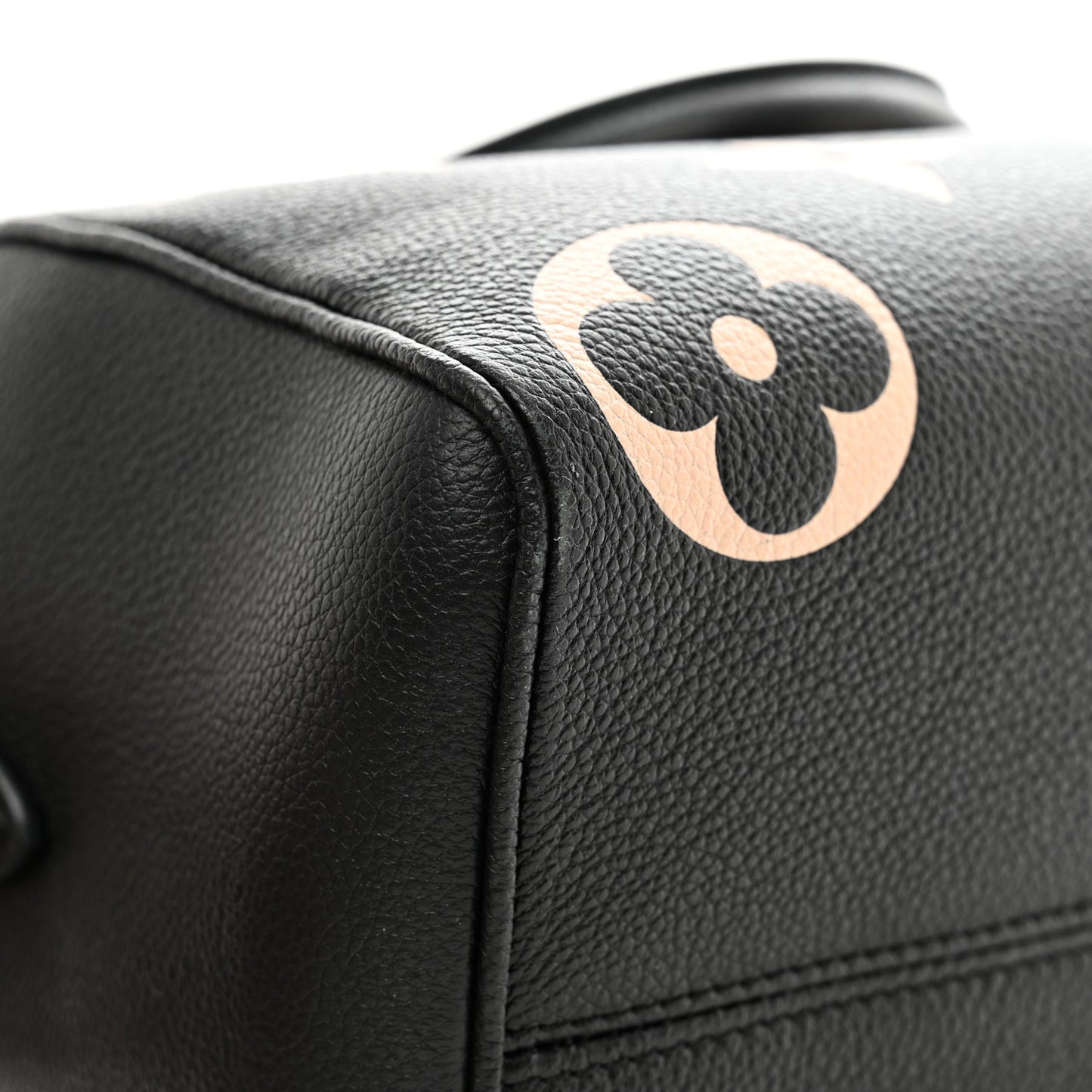 Empreinte Monogram Giant Speedy Bandouliere 25 Black Beige