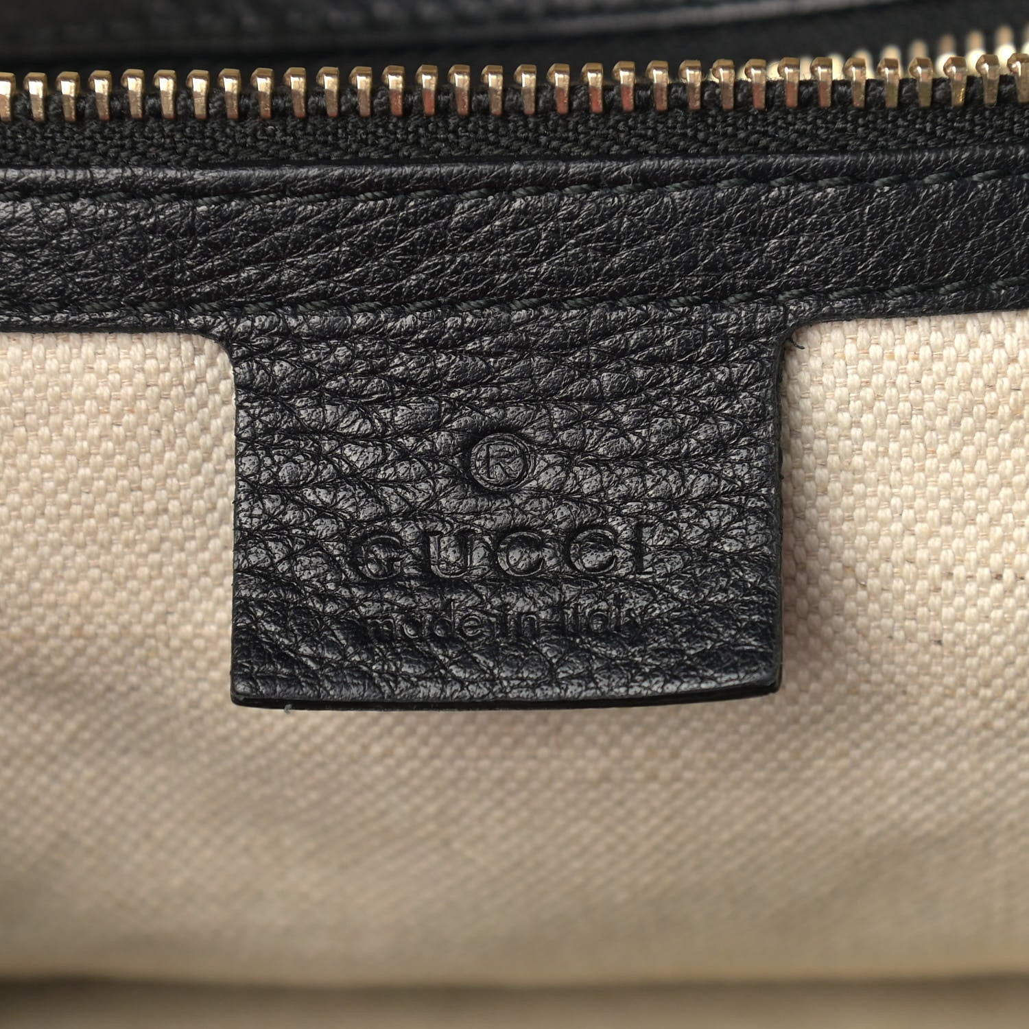 Gucci Calfskin Vintage Web Medium Boston Black 6 of 17