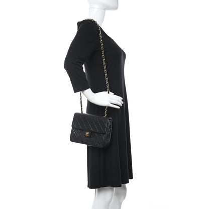 Chanel Lambskin Quilted Mini Square Flap Bag Black 2 of 10