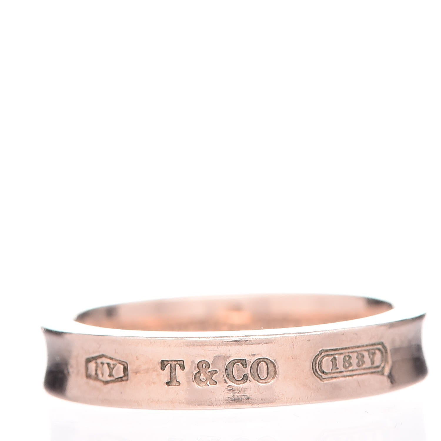 Tiffany Rubedo Metal Narrow 1837 Ring 51.9 6 1 of 5