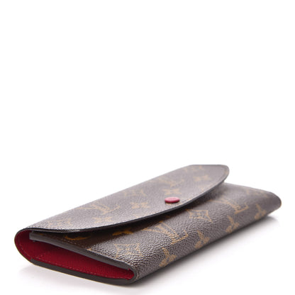 Louis Vuitton Monogram Emilie Wallet Fuchsia 4 of 8
