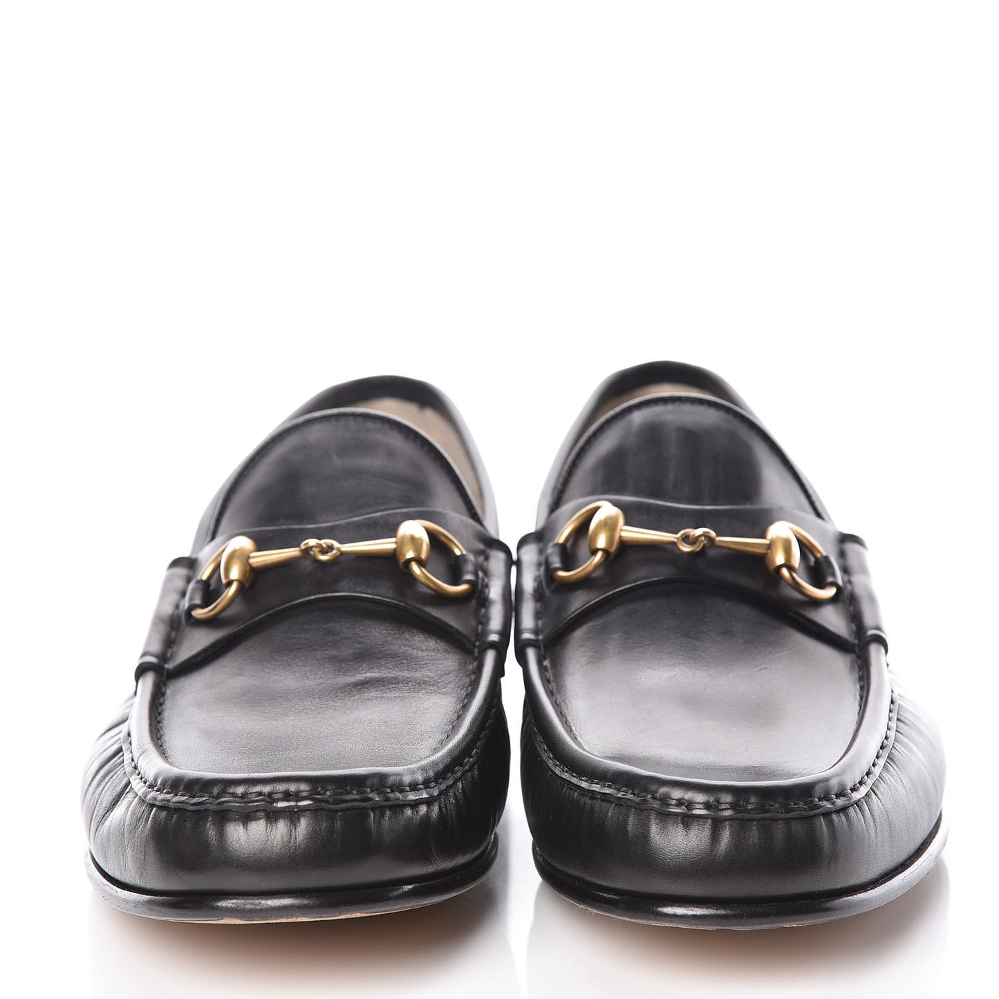 Calfskin Mens 1953 Horsebit Loafers 11 Black