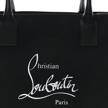 Christian Louboutin Canvas Nastroloubi Large Tote Black 8 of 11